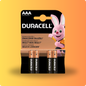 DURACELL Pfähle Alkaline AAA 1,5V x4 LR03