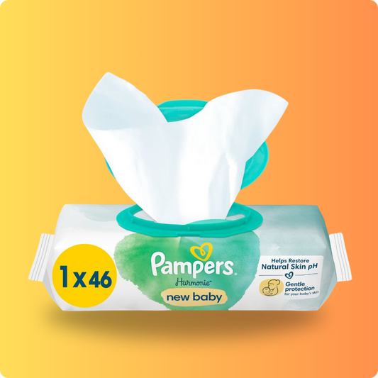 Pampers Harmonie Lingettes New Baby x46