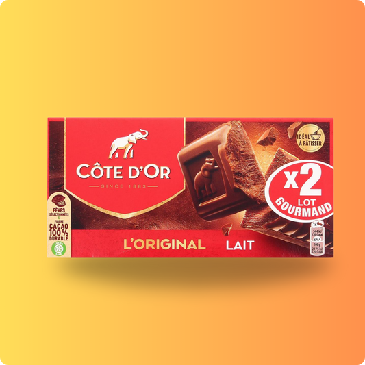 Côte dOr Chocolat au Lait 2x200g