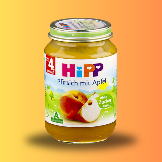 Hipp Bio peach - apple 4M 190g