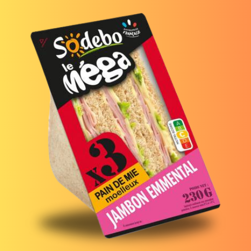 Sodebo mega Jambon emmental