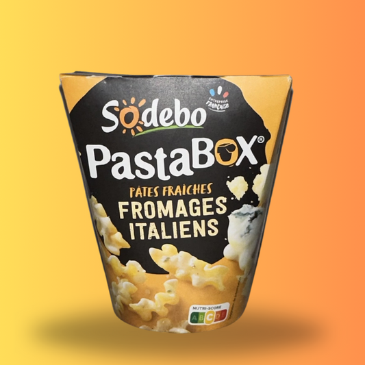 Sodebo PastaBox Pates fraiches Fromages Italiens