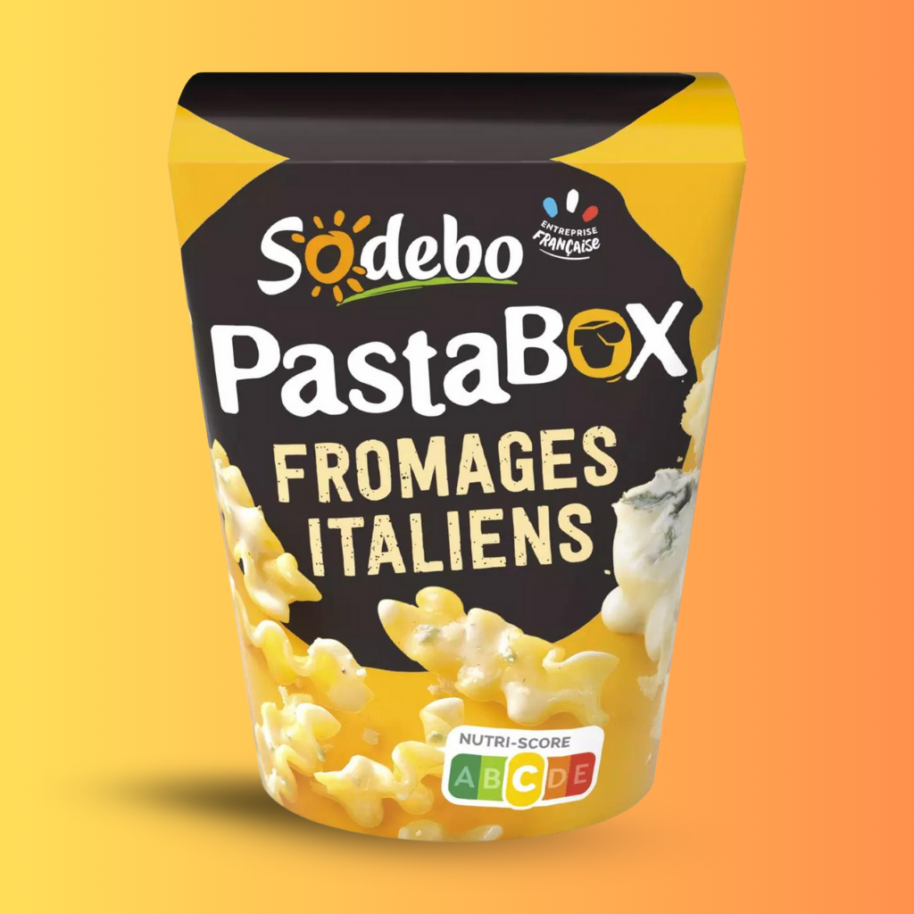 Sodebo PastaBox Pates fraiches Fromages Italiens