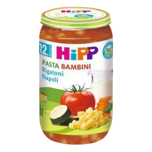 Hipp Bio Nudeln Bambini Rigatoni Napoli 12M 250g