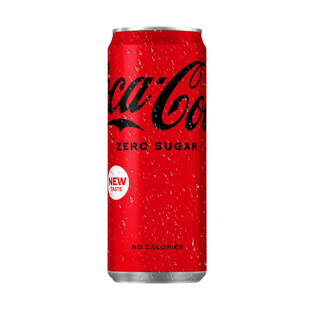 COCA COLA ZERO SLEEK CANS 33CL