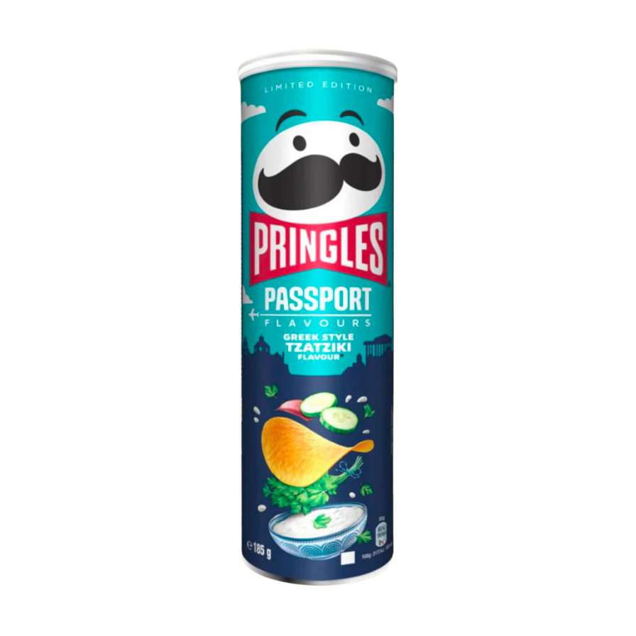 Pringles Passport saveurs Saveur Tzatziki à la grecque - 165 g 