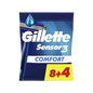 GILETTE SENSOR 3 rasoir jet. 8+4gr 12pc