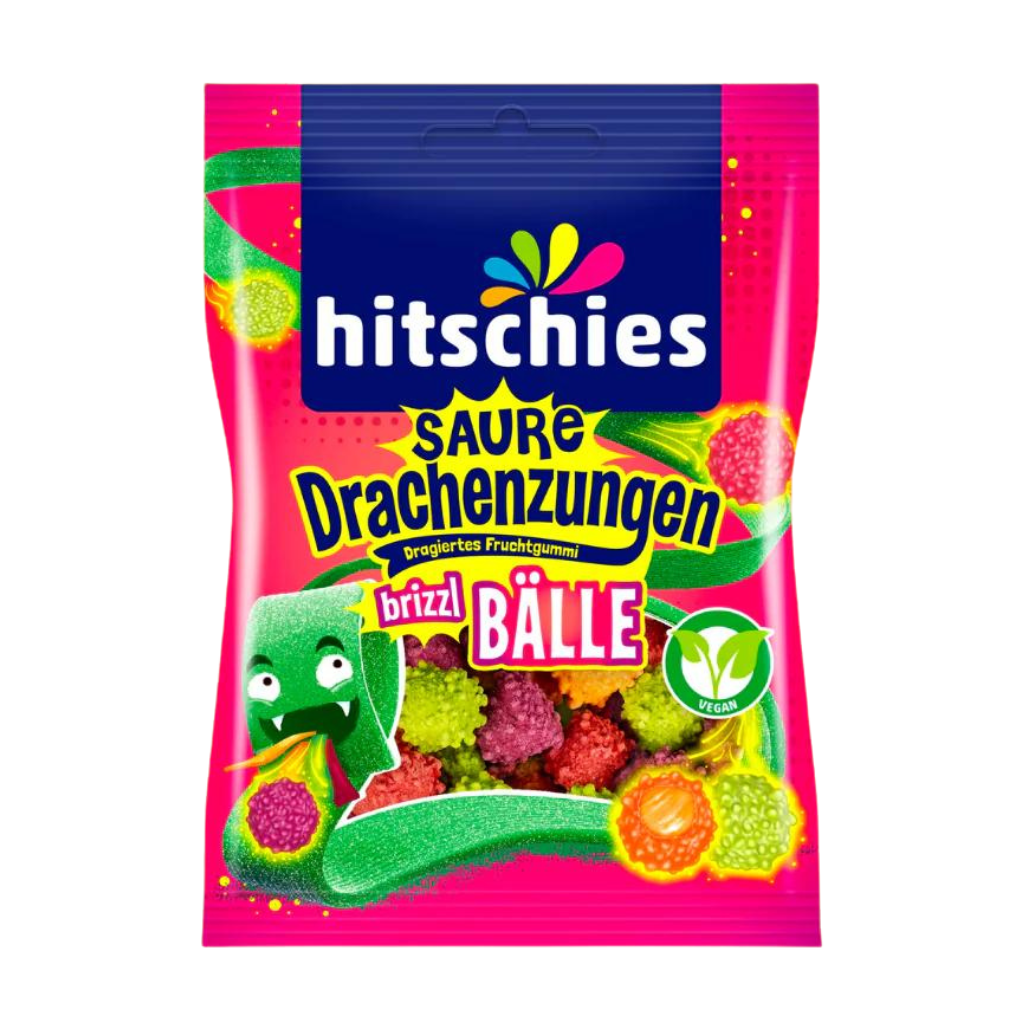 Hitschies Saure Drachenzungen Brizzl Bälle 100g