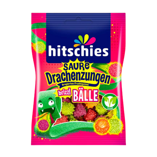 Hitschies Saure Drachenzungen Brizzl Bälle 100g